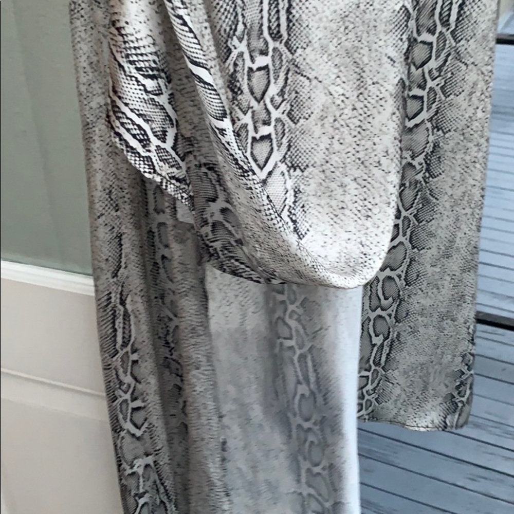 Paula Junyent Python Maxi Dress Split Xs - image 5